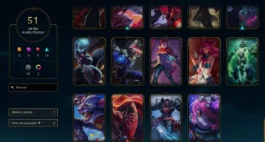 CONTA 2015 PLATINA 4- EA PARA TROCAR NICK- 79 CHAMP 51 SKINS