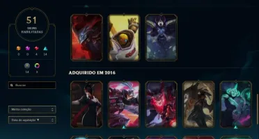 CONTA 2015 PLATINA 4- EA PARA TROCAR NICK- 79 CHAMP 51 SKINS