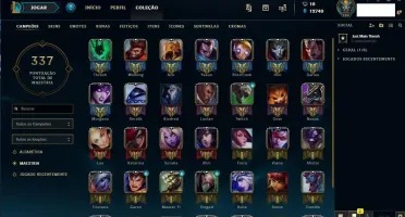 CONTA 2015 PLATINA 4- EA PARA TROCAR NICK- 79 CHAMP 51 SKINS