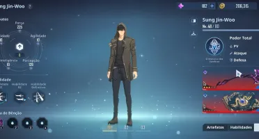Conta solo leveling nível 48