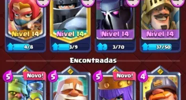 Conta Clash Royale - Rei 14 | 7 Heróis| 11 Evos | 121 Cartas