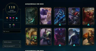 Conta League of Legends Nivel 209