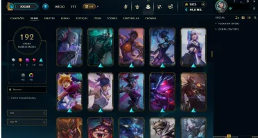 Vendo Conta Lol - Mestre Soloq Ultima Season - 192 Skins