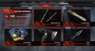 APEX LEGENDS COM 150 FRAGMENTOS HERANÇA