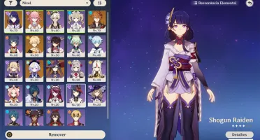 Raiden + Yae Miko + Tartaglia (Childe) + Mona + Qiqi AR 41
