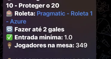 Bot Em Ruas E Numeros Na Roleta✅