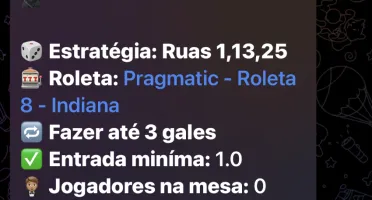 Bot Em Ruas E Numeros Na Roleta✅
