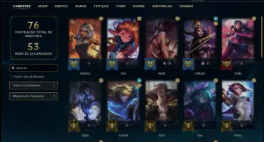 Conta diamante 3 com 37 champs e 15 skins ( MAIN MID )