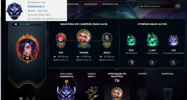 Conta diamante 3 com 37 champs e 15 skins ( MAIN MID )