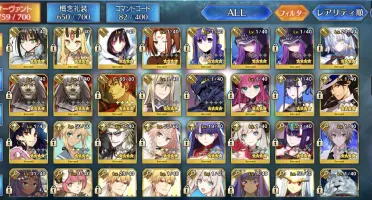 Fate Grand Order 58 SSR + 112 SR {JP} *Super Conta Fate/GO*