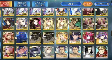 Fate Grand Order 58 SSR + 112 SR {JP} *Super Conta Fate/GO*