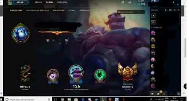 CONTA LEAGUE OF LEGENDS OURO 4