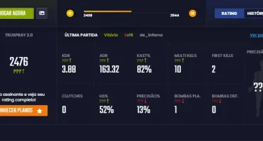 CONTA CS GO AK 2 MM / LV 17 GC/ LV 5 FACEIT - COM PRIME