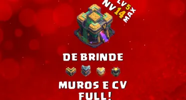 CV14 | 5 Construtores, Muros FULL e UP + Troca de Nick ✔