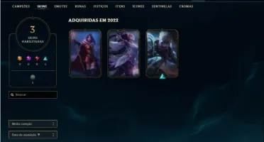 Conta Platina 3 com 41 Champs e 3 Skins