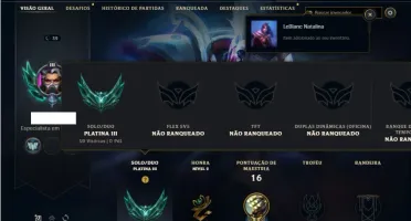 Conta Platina 3 com 41 Champs e 3 Skins