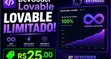 🚀 DevCoder Lovable 2.0 — Extensão Lovable ILIMITADO!