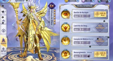 CONTA SAINT SEIYA AWAKENING NO A16 lvl 62, TOP 50