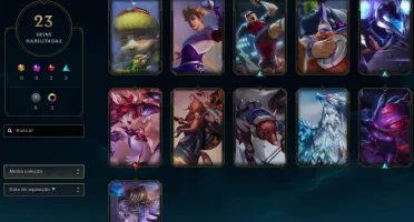Conta Platina III Skins vitoriosas 15/16/17 ryze triunfante