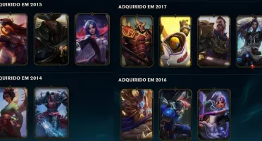 Conta Platina III Skins vitoriosas 15/16/17 ryze triunfante