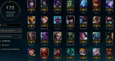 Conta Platina III Skins vitoriosas 15/16/17 ryze triunfante