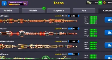 8ball pool 20 lendários 1b500m