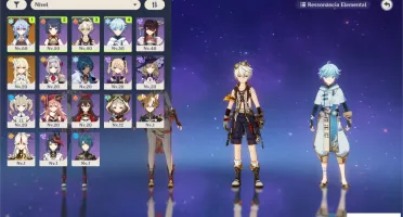Conta Genshin Impact Ganyu + Arco T5 Harpa Celestial