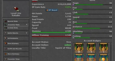 ROYAL PALADIN 334 (INABRA) - OPEN PVP