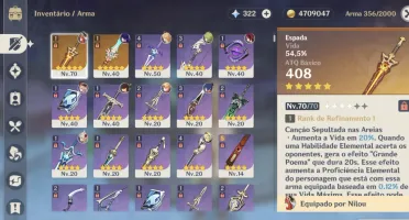 Ar36. Nilou + bis “chave de hirefonia”, raiden + espinha e +