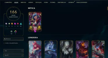 Unranked com TODOS os Champs e 166 Skins ( JG / ADC / ADC )