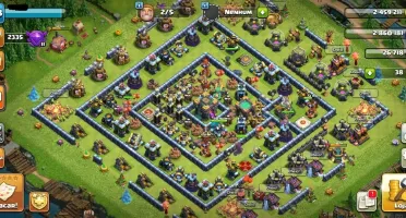 CV14 SEMI FULL CLASH OF CLANS TH14 BEM UPADA 11 SKINS