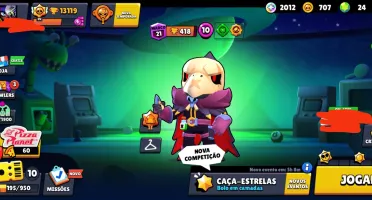 Conta antiga de brawl com 3 passes