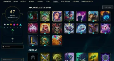 [Entrega Automática] Conta Lol Ouro, 43 Skins, honra 4