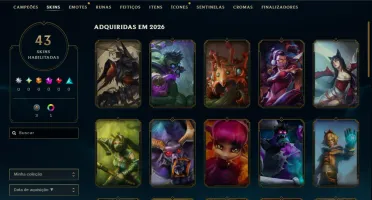 [Entrega Automática] Conta Lol Ouro, 43 Skins, honra 4