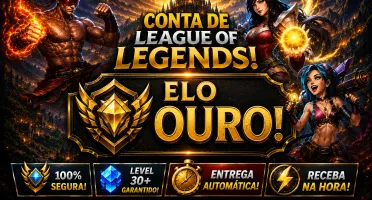 [Entrega Automática] Conta Lol Ouro, 43 Skins, honra 4