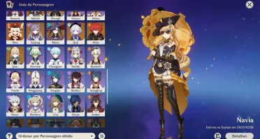 Conta Genshin AR60, 15 limitados, Kazuha+BiS, Báculo, Pity g