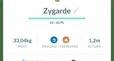 Conta do Pokemon GO Lev 30 com Zygarde,Ditto,Noivern,etc.