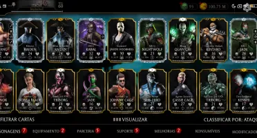 Conta Mortal Kombat Mobile Com 50 Diamantes