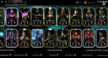Conta Mortal Kombat Mobile Com 50 Diamantes
