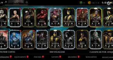 Conta Mortal Kombat Mobile Com 50 Diamantes
