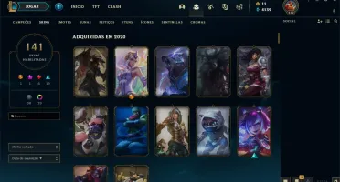 Conta LOL Prata  ALL Champs