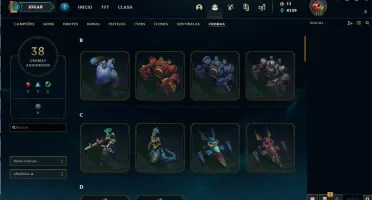 Conta LOL Prata  ALL Champs