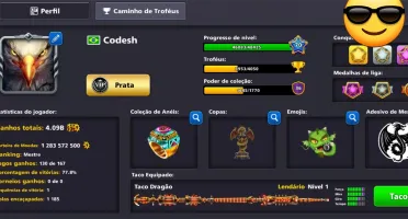 Conta 8 ball pool