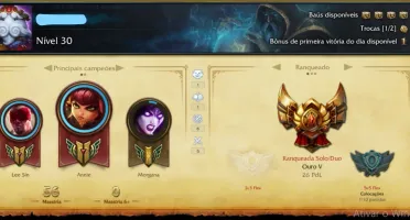 Conta de LOL