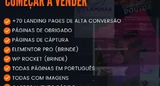 Pack C/ +900 Paginas De Vendas + Elementor Pro Free