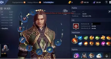 Conta Mir4 Lvl 60 60k de poder Server NA34