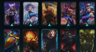 LEAGUE OF LEGENDS 113 SKINS TODOS OS CAMPEÕES