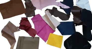 1kg Retalhos GRANDES Couro Pelica e Camurcina Legítimo