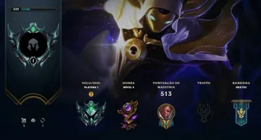 CONTA LOL PLAT 1 245 SKINS