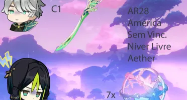 AR28 - Alhitham C1 + Luz das Folhas + Tighnari + 7 tiros